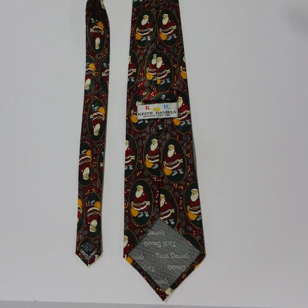 Keith Daniels Men's Christmas Necktie Santa Claus 4